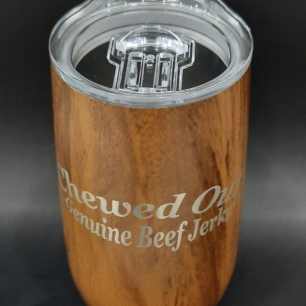 Wood Grain Stainless Steel Insulated Tumbler with Lid